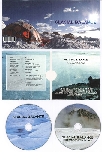 Glacial Balance cover and DVDs